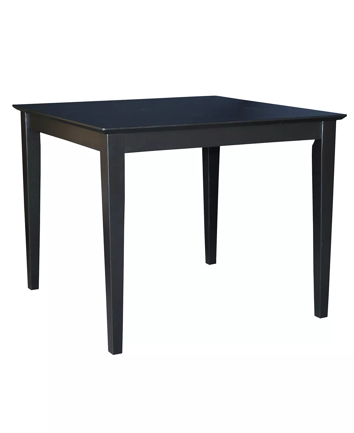 Solid Wood Top Table International Concepts Solid Wood Top Table -Costway Shop