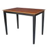International Concepts Solid Wood Top Table