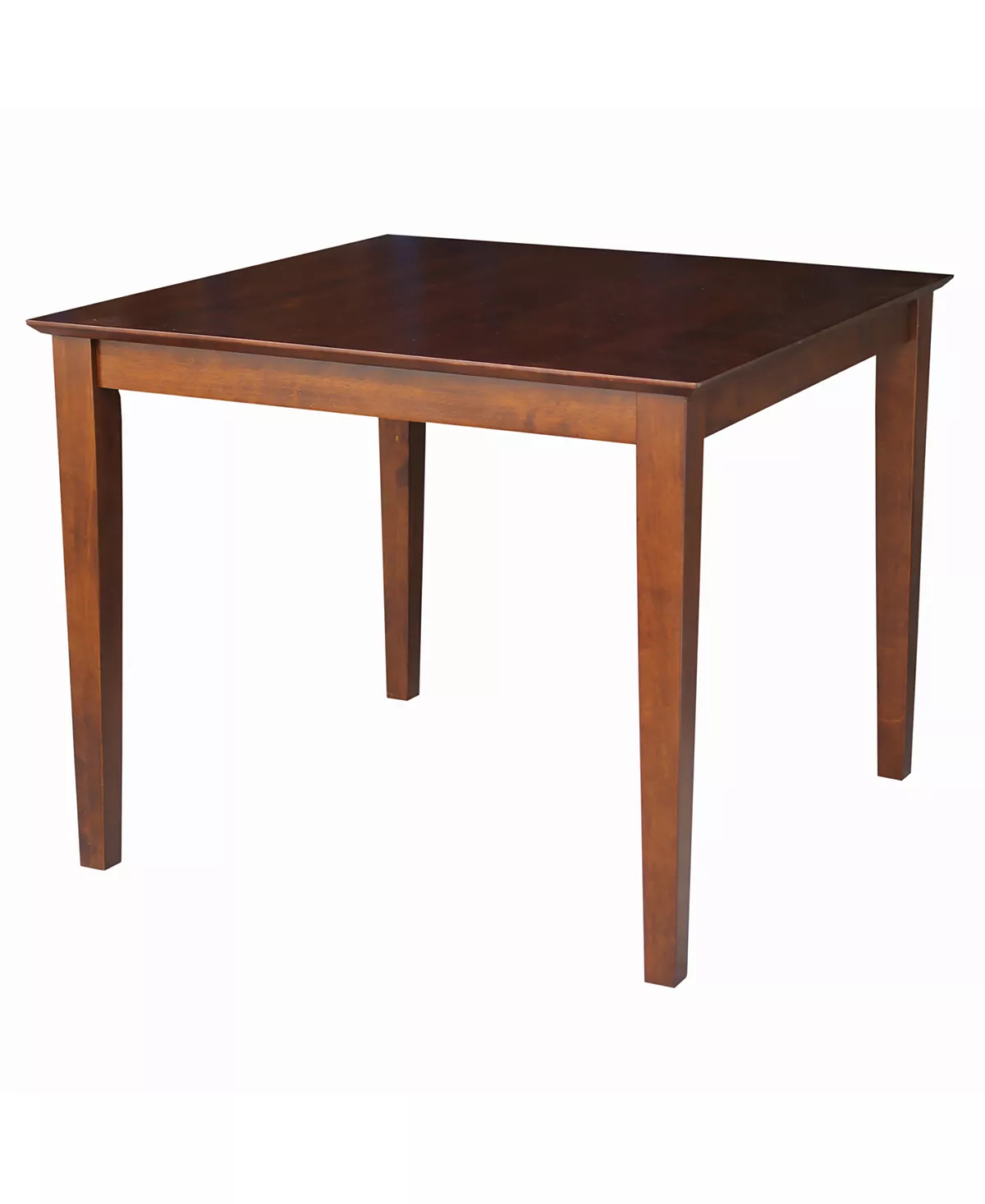 Solid Wood Top Table International Concepts Solid Wood Top Table -Costway Shop