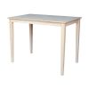 International Concepts Solid Wood Top Table -Costway Shop 12885710 fpx