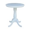 International Concepts 30 Round Top Pedestal Table- 34.9H -Costway Shop 12885883 fpx