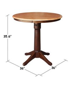 International Concepts 36 Round Top Pedestal Table - 34.9H 4 International Concepts 36 Round Top Pedestal Table - 34.9H -Costway Shop 12886836 fpx