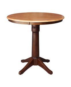 International Concepts 36 Round Top Pedestal Table - 34.9H