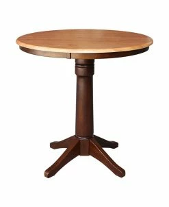 International Concepts 36 Round Top Pedestal Table - 34.9H