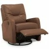 Furniture Erith Leather Power Swivel Glider Recliner -Costway Shop 13503800 fpx