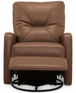 Furniture Erith Leather Power Swivel Glider Recliner -Costway Shop 13504144 fpx