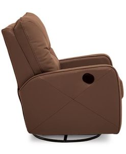 Furniture Erith Leather Power Swivel Glider Recliner -Costway Shop 13504146 fpx