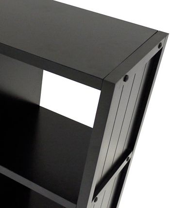 Winsome 2 X 2 Cube Shelf With Wainscoting Panel 5 Winsome 2 X 2 Cube Shelf With Wainscoting Panel - Image 3