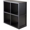 Winsome 2 X 2 Cube Shelf With Wainscoting Panel -Costway Shop 13837974 fpx