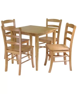 Winsome Groveland 5-Piece Dining Table With 4 Chairs