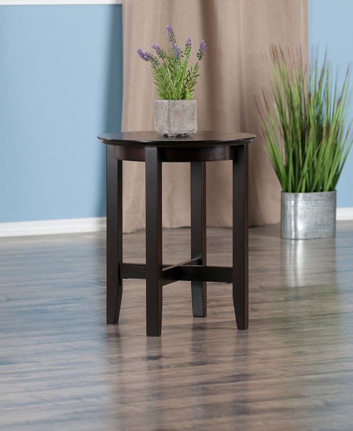 Toby End Table Winsome Toby End Table -Costway Shop