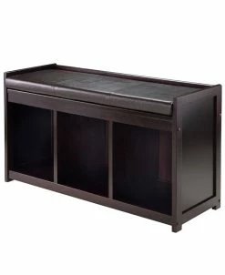 Winsome Addison 2-Piece Storage Bench With Cushion Seat