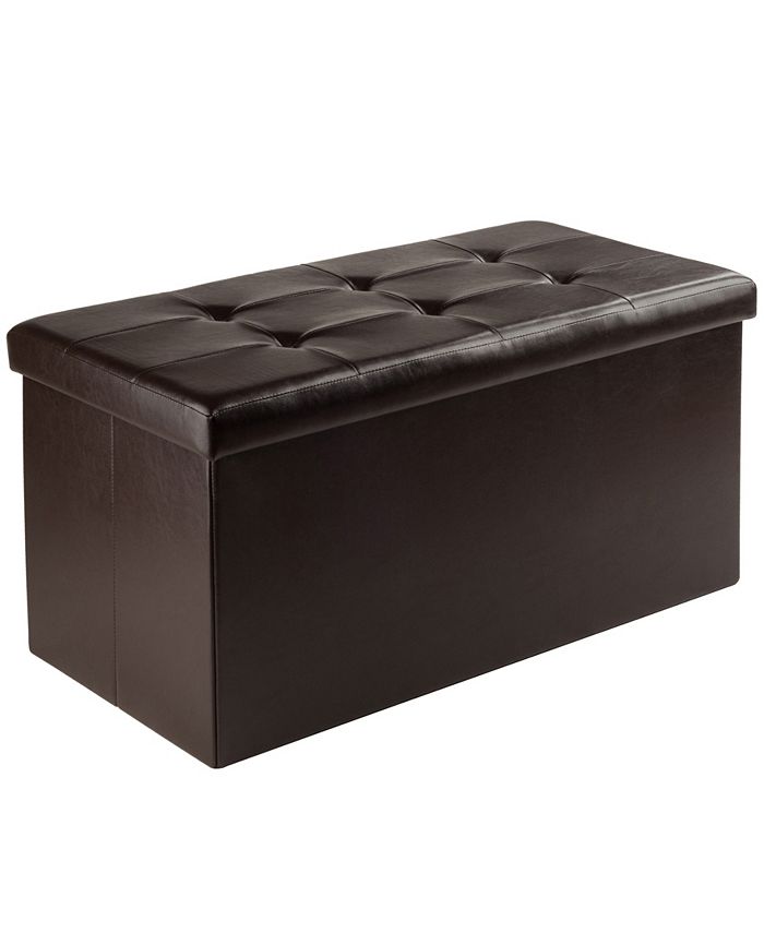 Winsome Ashford Ottoman With Storage 3 Winsome Ashford Ottoman With Storage