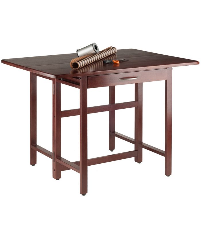 Taylor Drop Leaf Table Winsome Taylor Drop Leaf Table -Costway Shop