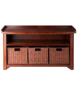 Winsome Milan 4-Piece Storage Bench Set -Costway Shop 13843561 fpx