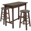 Winsome Sally 3-Piece Breakfast Table Set With 2 Square Leg Stools -Costway Shop 13843583 fpx