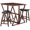 Winsome Harrington 3-Piece Drop Leaf High Table 1 Winsome Harrington 3-Piece Drop Leaf High Table -Costway Shop 13843593 fpx