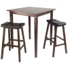Winsome 3-Piece Kingsgate High/Pub Dining Table With Cushioned Saddle Stool -Costway Shop 13843962 fpx