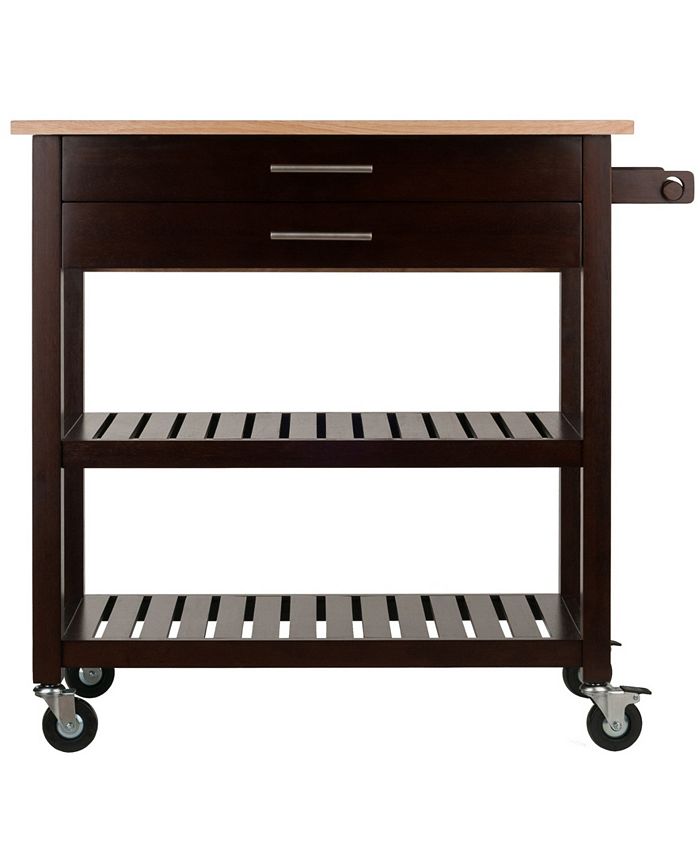 Langdon Kitchen Cart Winsome Langdon Kitchen Cart -Costway Shop