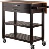 Winsome Langdon Kitchen Cart -Costway Shop 13995523 fpx