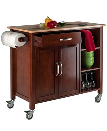 Mabel Kitchen Cart Winsome Mabel Kitchen Cart -Costway Shop