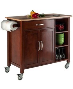 Winsome Mabel Kitchen Cart 4 Winsome Mabel Kitchen Cart -Costway Shop 13996428 fpx