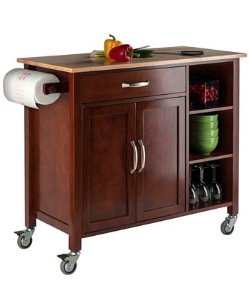 Mabel Kitchen Cart Winsome Mabel Kitchen Cart -Costway Shop
