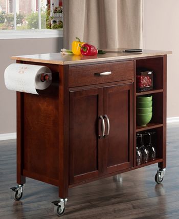 Mabel Kitchen Cart Winsome Mabel Kitchen Cart -Costway Shop