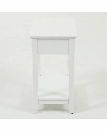 Luxen Home Slim Single Drawer End Table 5 Luxen Home Slim Single Drawer End Table - Image 3