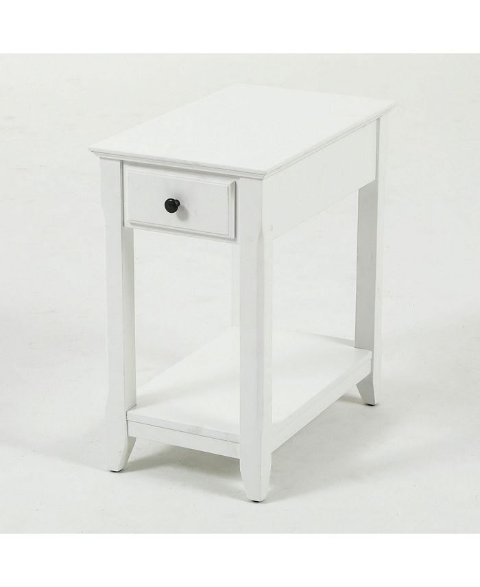 Luxen Home Slim Single Drawer End Table 6 Luxen Home Slim Single Drawer End Table - Image 4