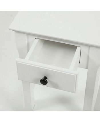 Luxen Home Slim Single Drawer End Table 9 Luxen Home Slim Single Drawer End Table - Image 7
