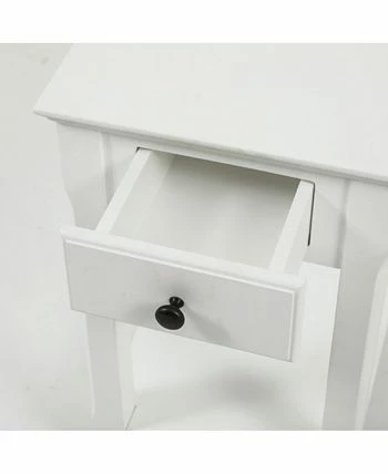 Luxen Home Slim Single Drawer End Table 9 Luxen Home Slim Single Drawer End Table - Image 7