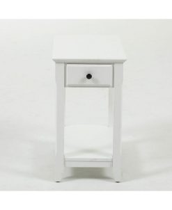 Luxen Home Slim Single Drawer End Table