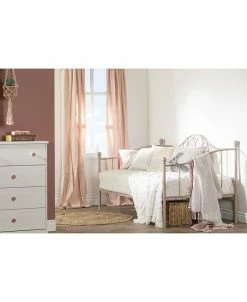 SOUTH SHORE Lily Rose Bed, Twin -Costway Shop 14419603 fpx