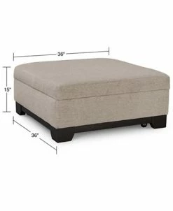 Furniture Elliot II 36 Fabric Square Storage Ottoman, Created For Macy's -Costway Shop 14423855 fpx
