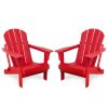 Westin Furniture Outdoor Adirondack Chair, Set Of 2