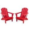 Westin Furniture Outdoor Adirondack Chair, Set Of 2 -Costway Shop 14623300 fpx