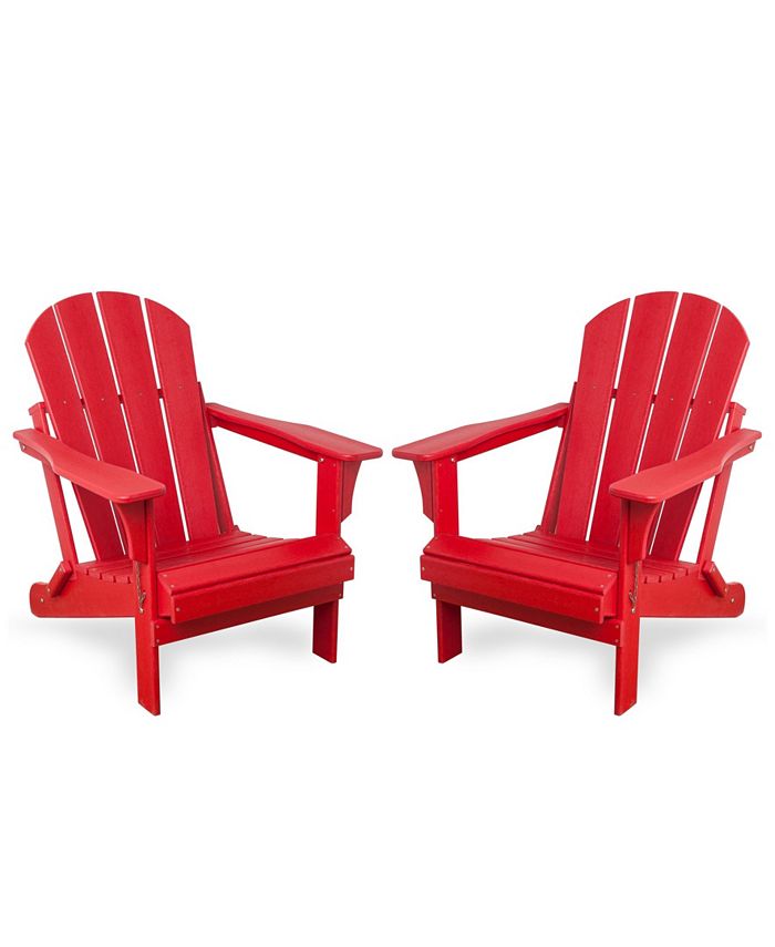 Outdoor Adirondack Chair, Set Of 2 Westin Furniture Outdoor Adirondack Chair, Set Of 2 -Costway Shop