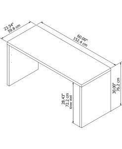 Kathy Ireland Office By Bush Furniture Echo Credenza Desk -Costway Shop 14742853 fpx