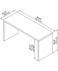 Kathy Ireland Office By Bush Furniture Echo Credenza Desk 5 Kathy Ireland Office By Bush Furniture Echo Credenza Desk -Costway Shop 14743125 fpx