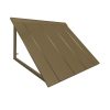 Awntech 4' Houstonian Metal Standing Seam Awning, 56 W X 24 H X 24 D -Costway Shop 15109135 fpx