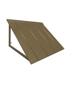 Awntech 4' Houstonian Metal Standing Seam Awning, 56 W X 24 H X 24 D