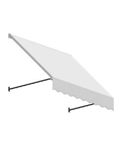 Awntech 8' Santa Fe Twisted Rope Arm Window/Entry Awning, 44 H X 36 D -Costway Shop 15128628 fpx