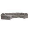 Furniture Wedport 3-Pc. Fabric Sectional With Cuddler Chaise, Created For Macy's -Costway Shop 15273341 fpx