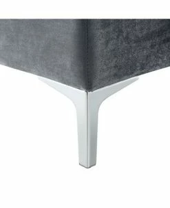 Inspired Home Giovanni Velvet Square Storage Ottoman With Metal Y-Legs -Costway Shop 15338498 fpx