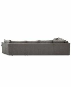 Furniture Wedport 3-Pc. Fabric Sectional With Cuddler Chaise, Created For Macy's -Costway Shop 15389997 fpx