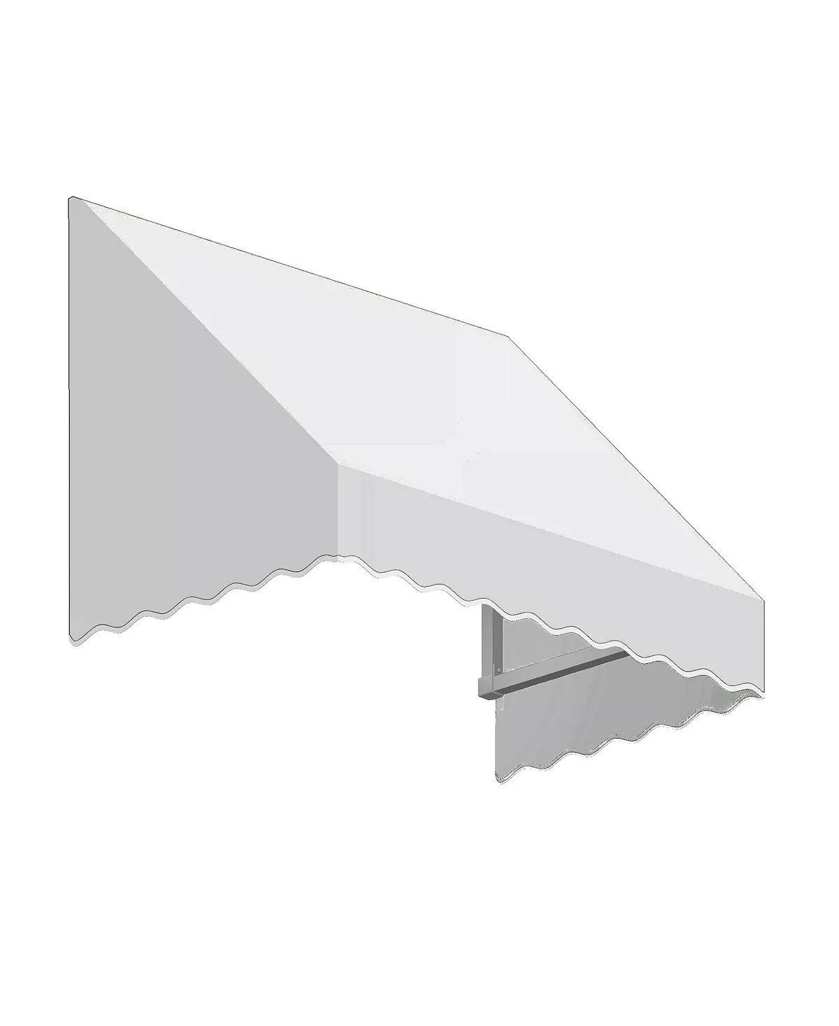 4' San Francisco Window/Entry Awning, 24 H X 42 D Awntech 4' San Francisco Window/Entry Awning, 24 H X 42 D -Costway Shop