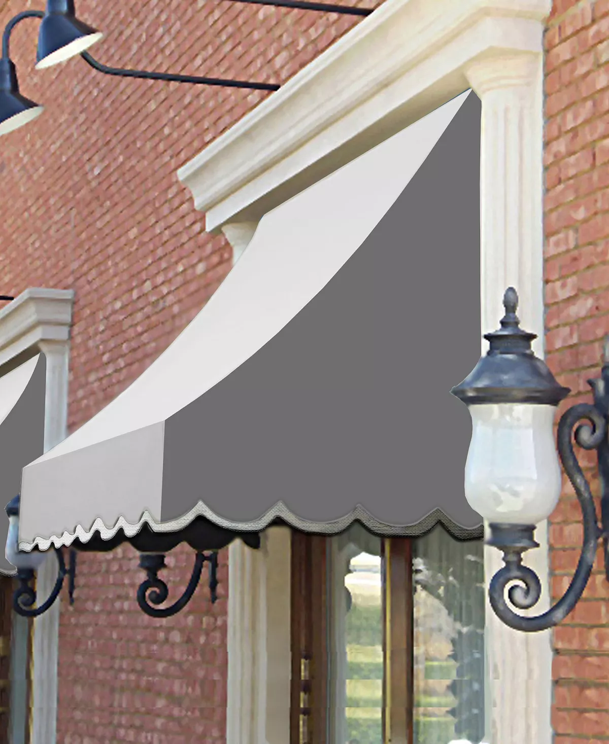 7' Nantucket Window/Entry Awning, 31 H X 24 D Awntech 7' Nantucket Window/Entry Awning, 31 H X 24 D -Costway Shop