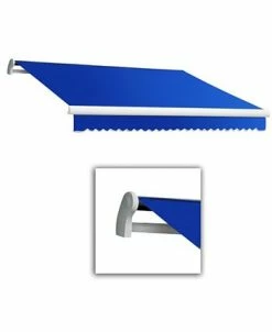 Awntech 8' Maui Right Motor, Remote Retractable Awning, 78 Projection -Costway Shop 15579370 fpx