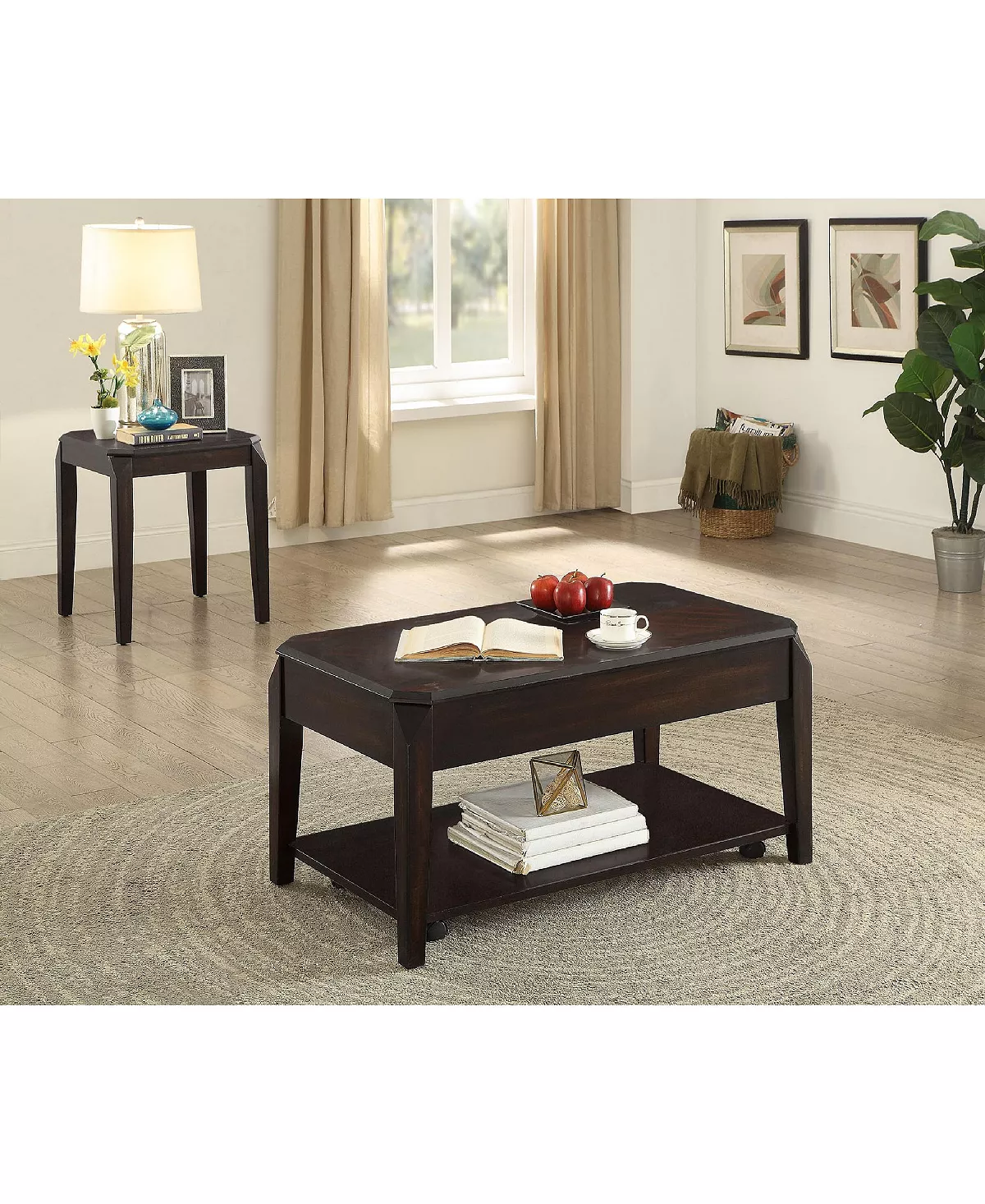 Waterbury Square End Table Coaster Home Furnishings Waterbury Square End Table -Costway Shop